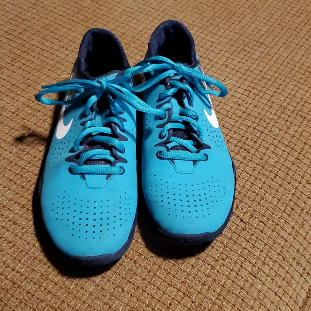 Turquoise and Blue Nike